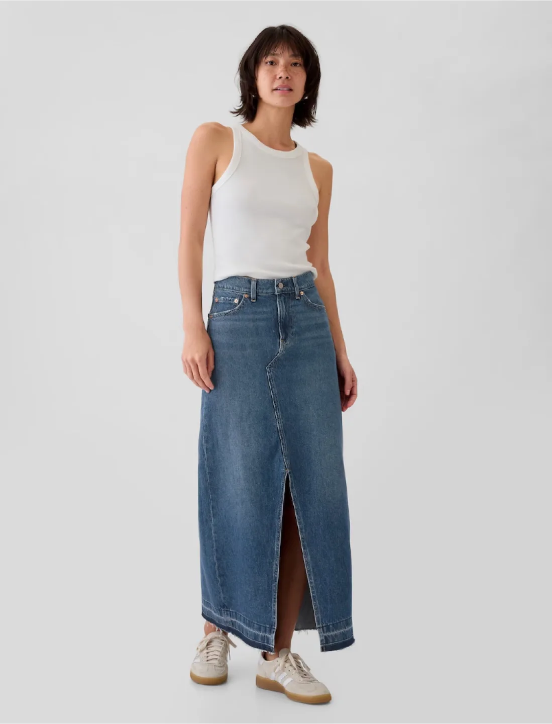 GAP Denim Maxi Skirt thumbnail