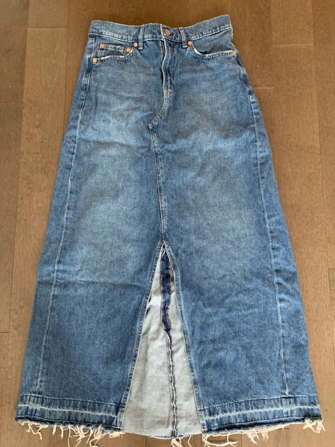 GAP Denim Maxi Skirt thumbnail