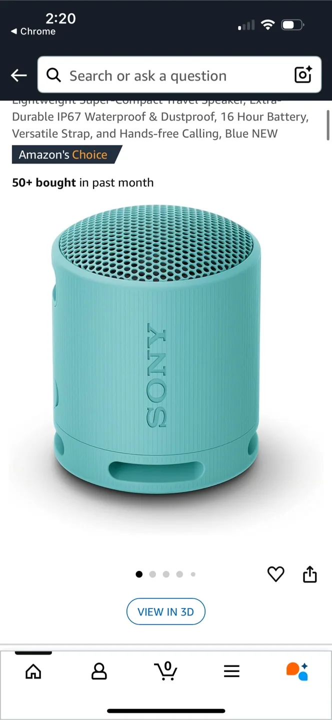 Sony SRS-XB100 Portable Waterproof Bluetooth Speaker image indicator(3)