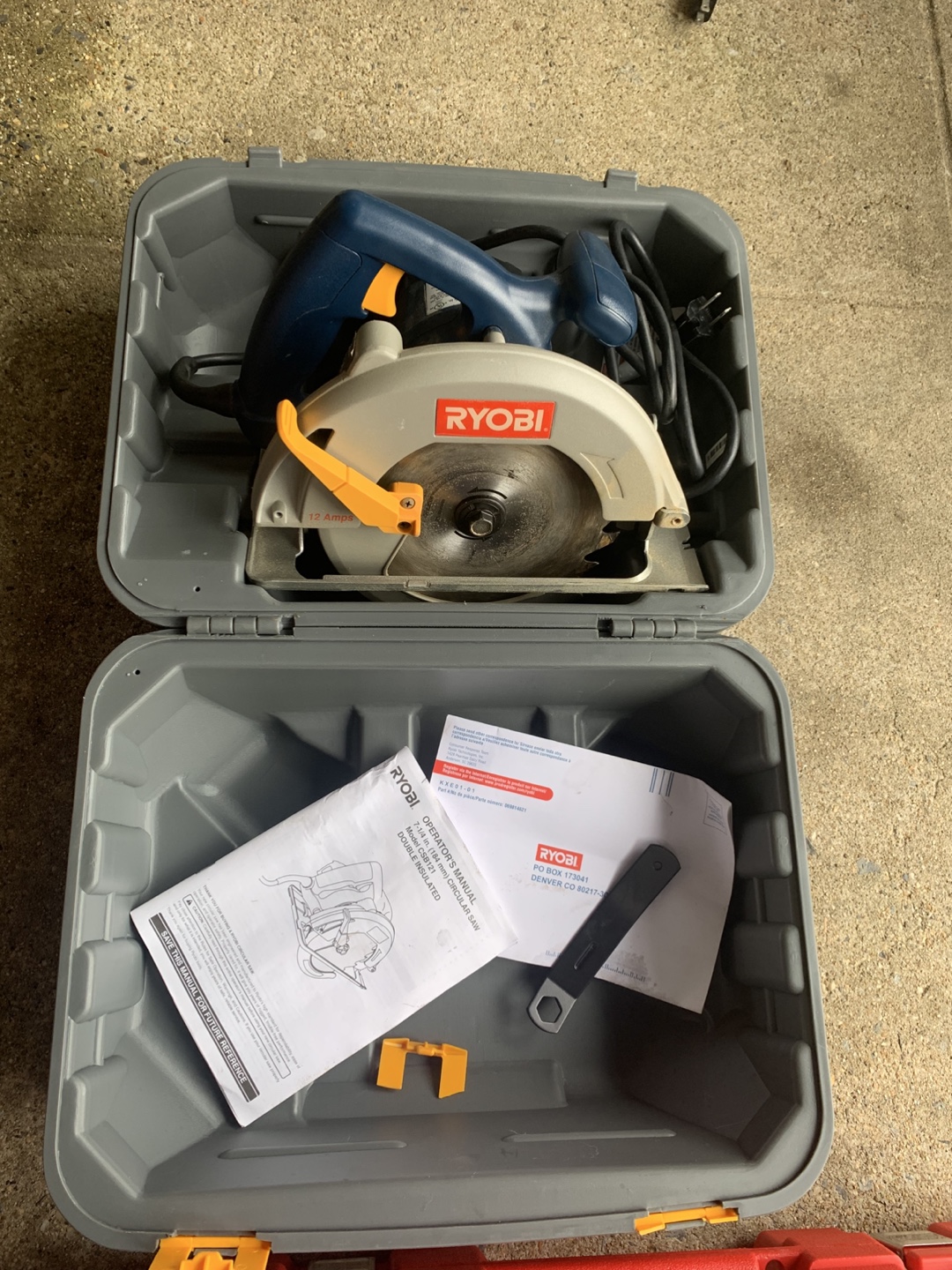 RYOBI Circular Saw with Case - photo 2