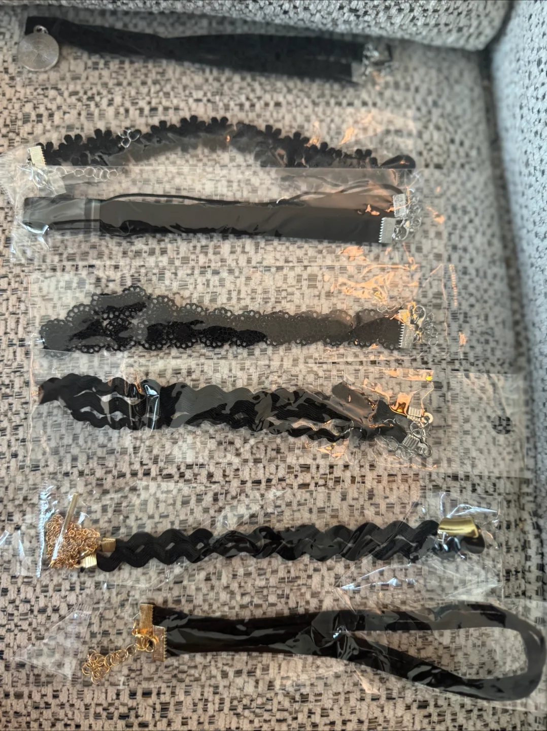 Bundle of Black Choker Necklaces thumbnail