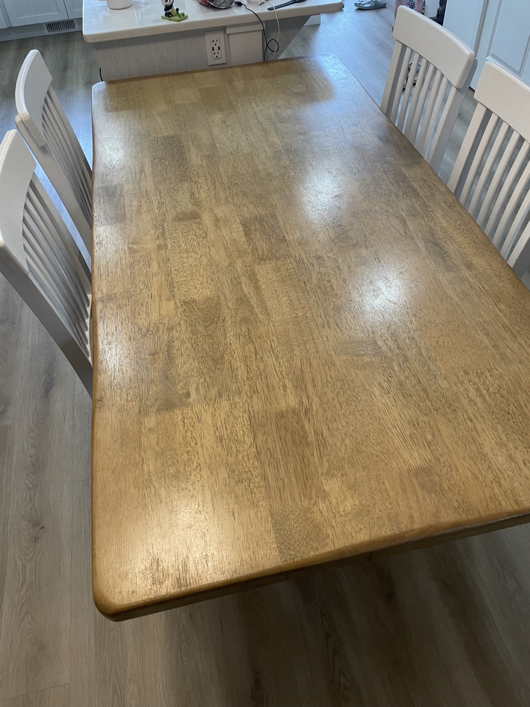 Solid Wood Dining Table and Chairs - photo 4