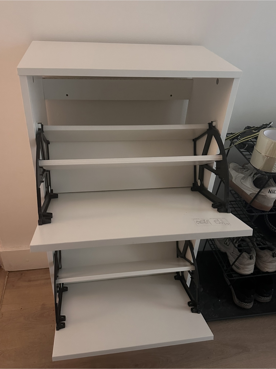 White Shoe Cabinet - photo 2