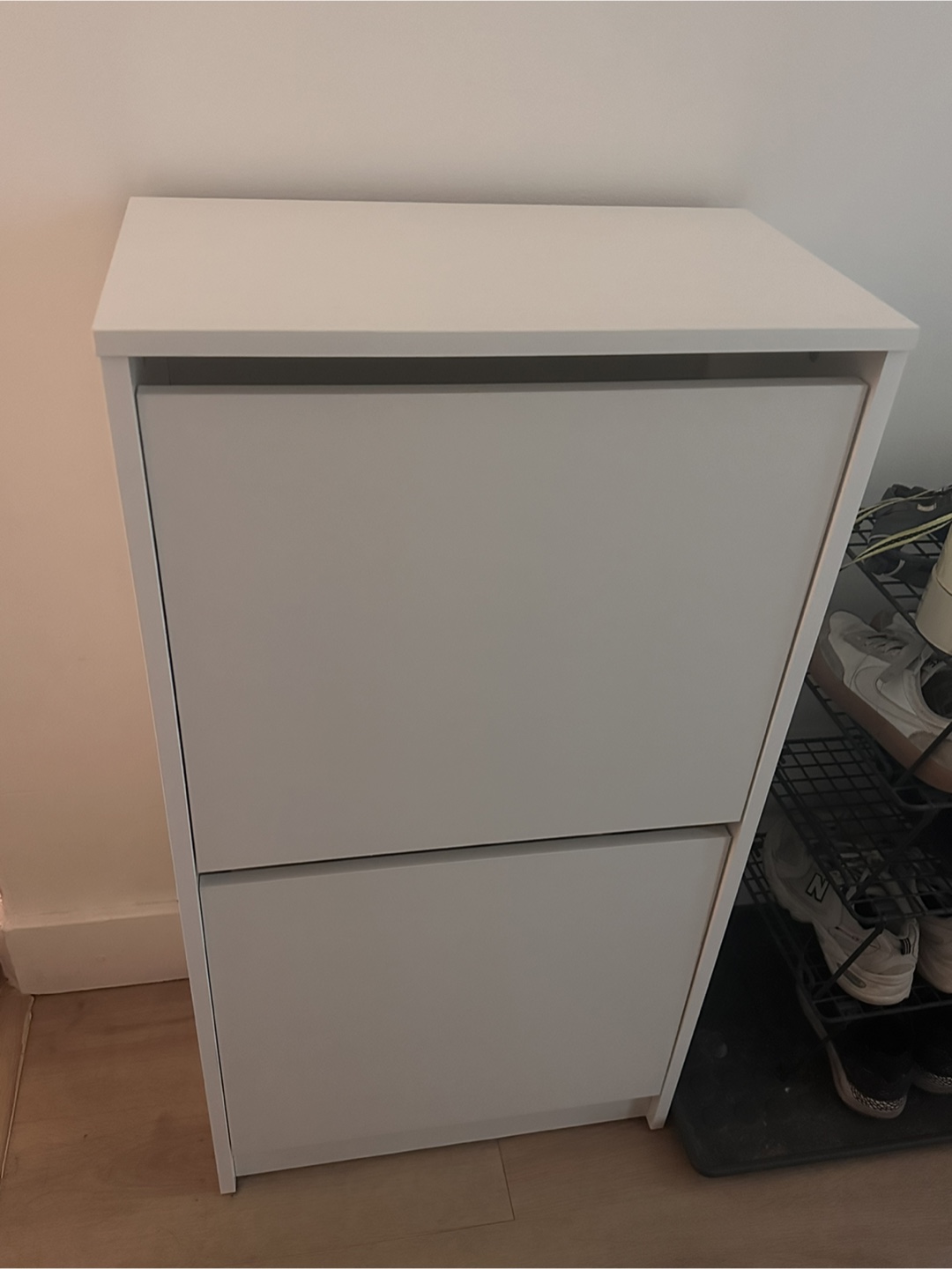 White Shoe Cabinet