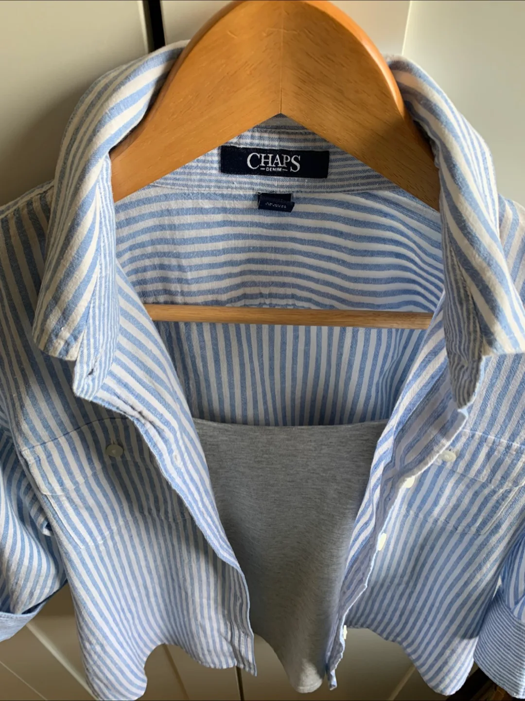 Linen-Cotton Stripe Shirt image indicator(4)