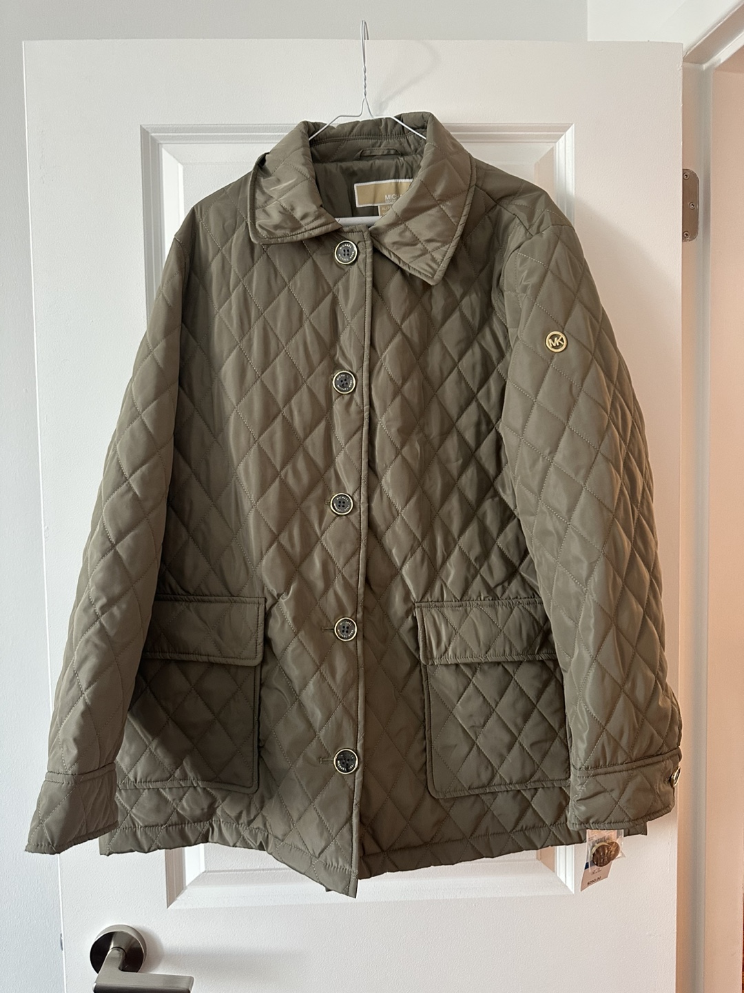 Michael Kors safari green jacket XL