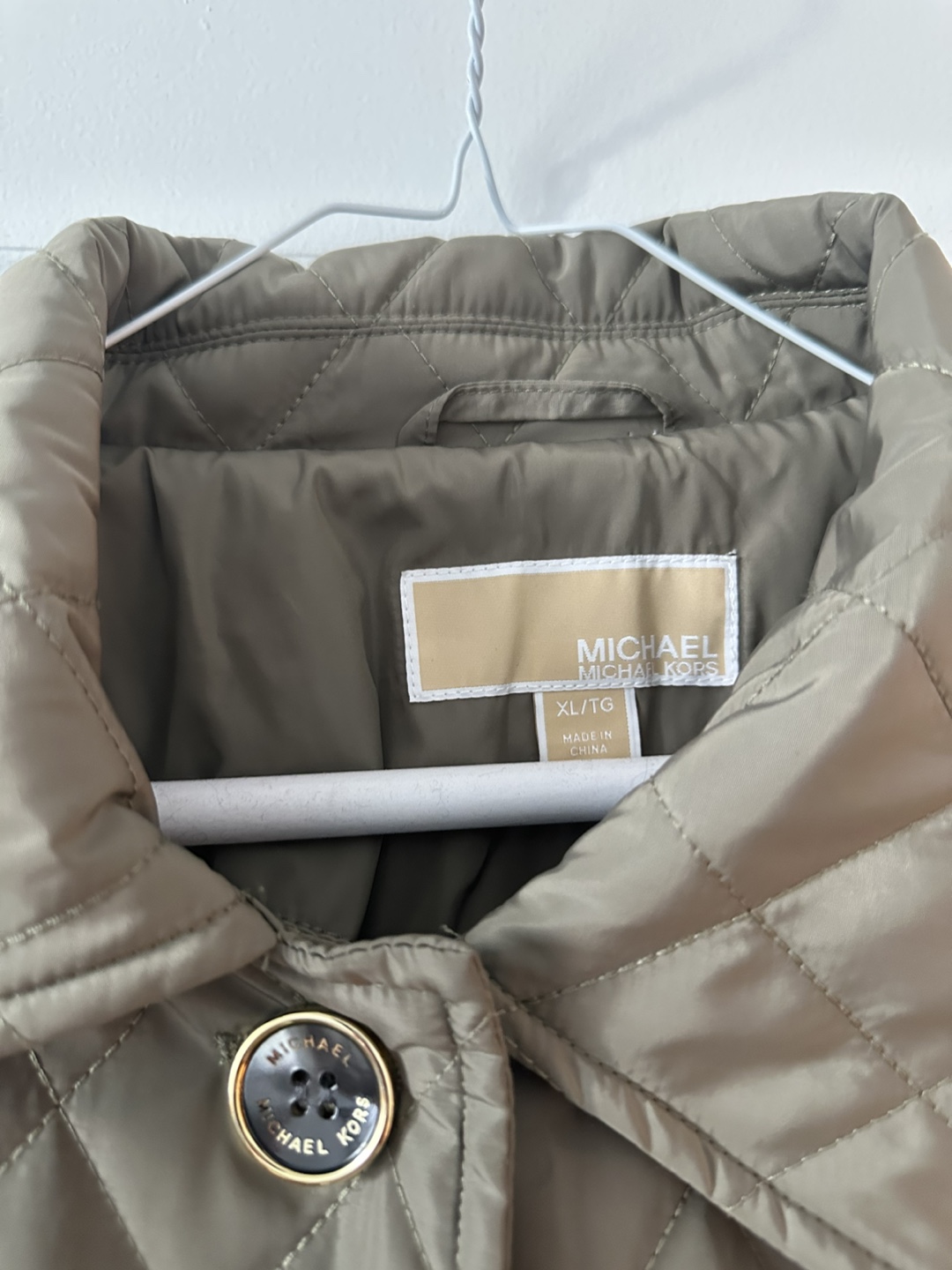 Michael Kors safari green jacket XL - photo 3