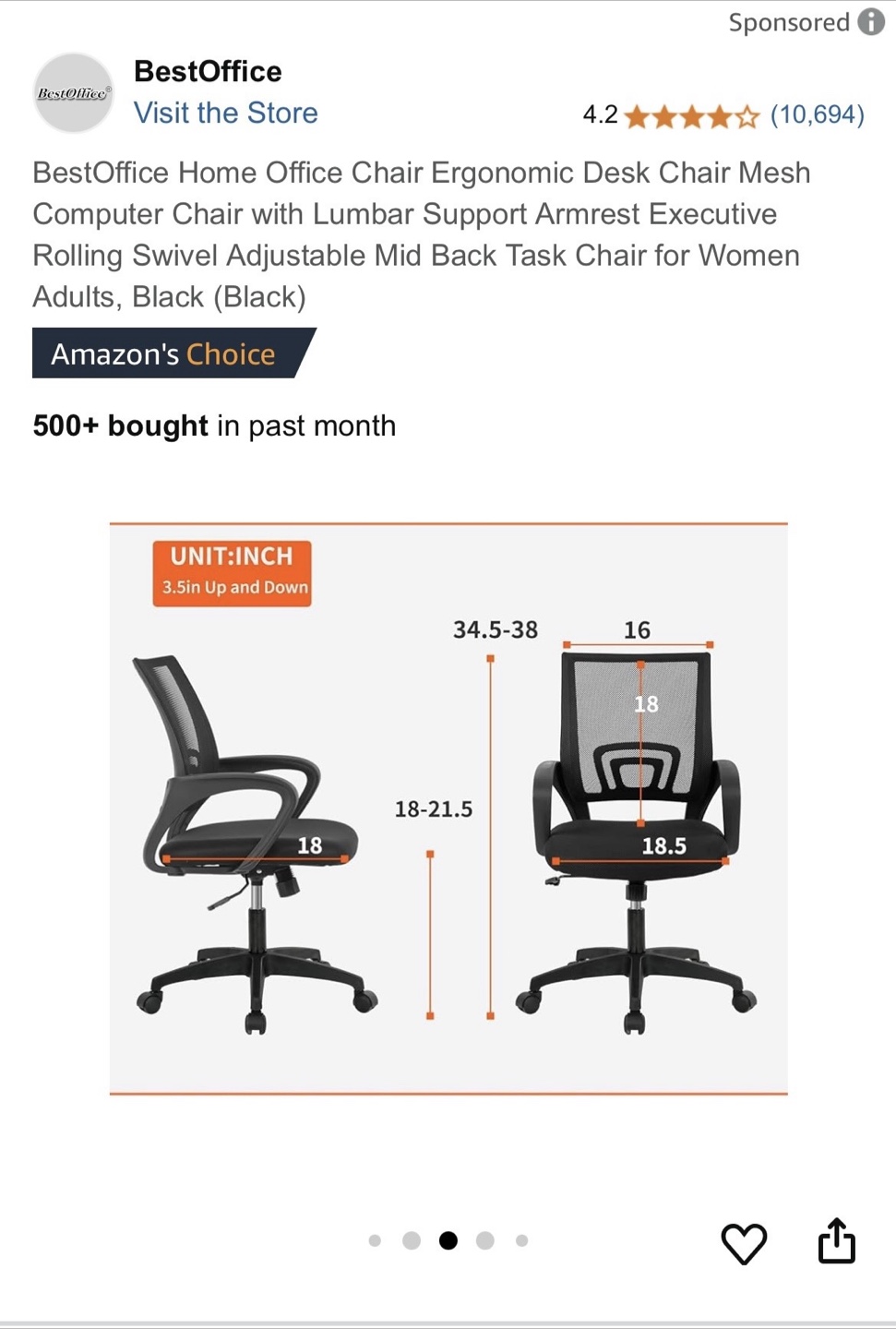 Ergonomic Office Chair - photo 2
