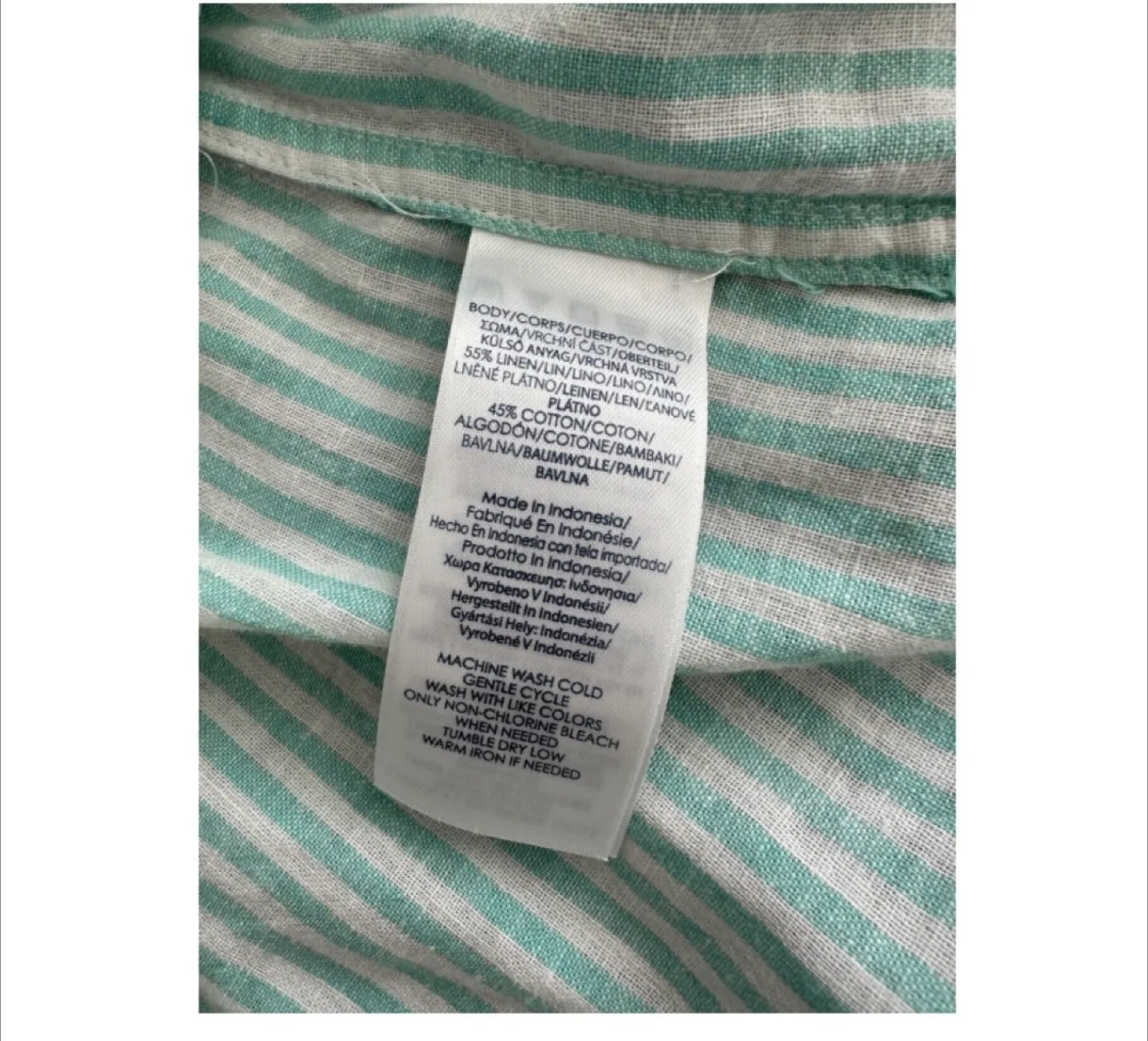 Linen-Cotton Stripe Shirt image indicator(10)