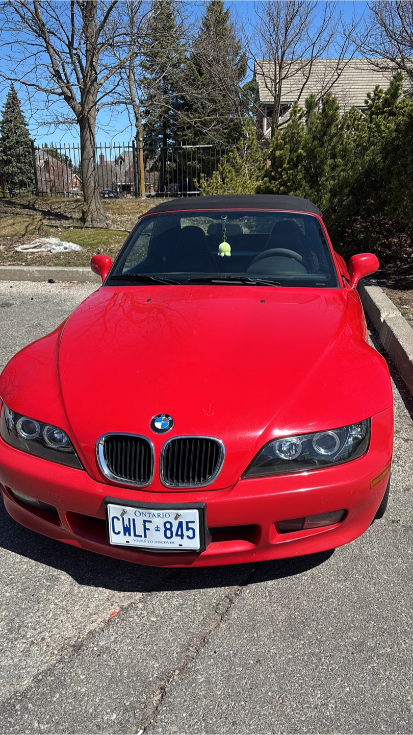 Red BMW Convertible