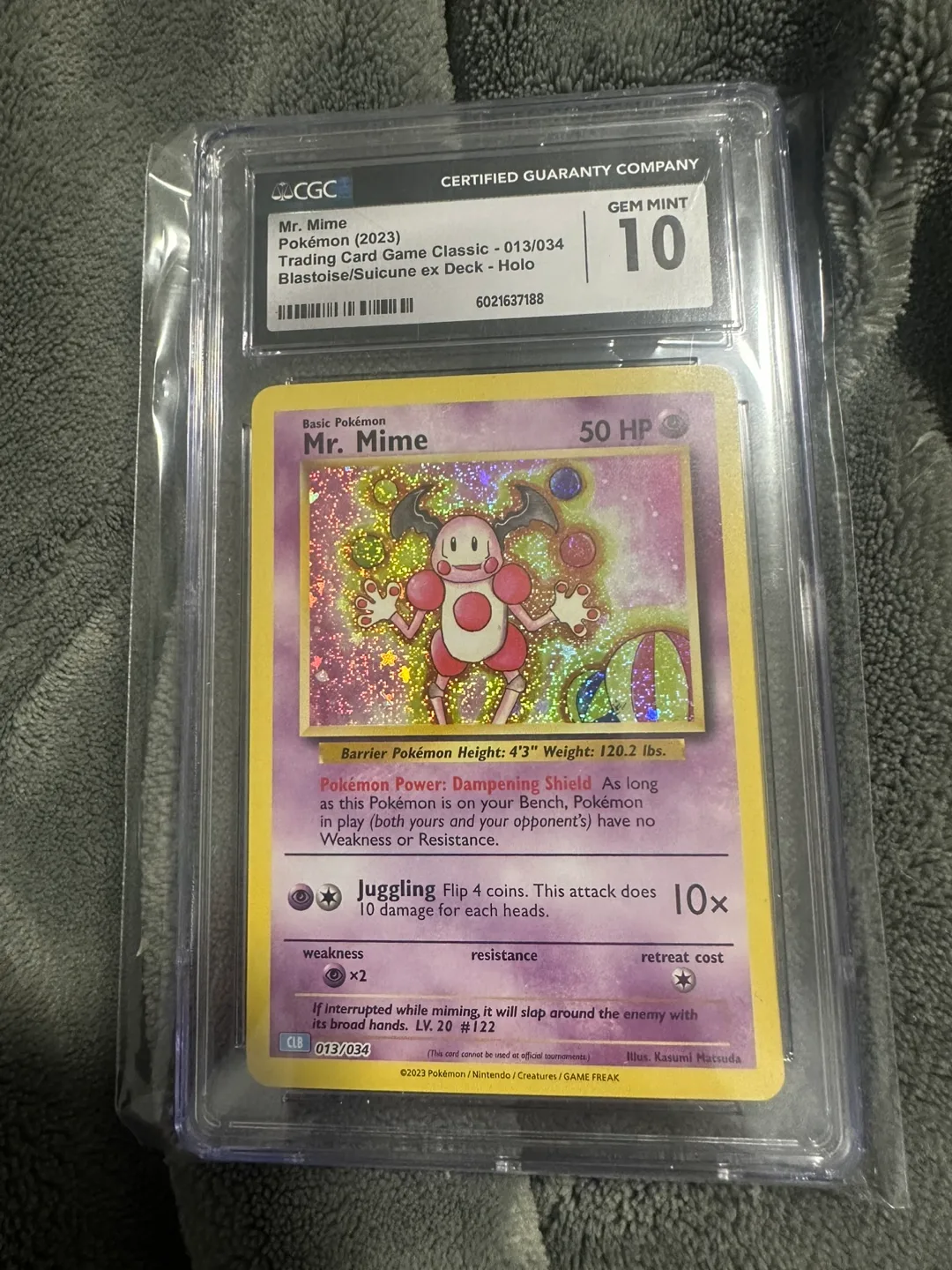 013/034 Mr.mime graded psa 10 thumbnail