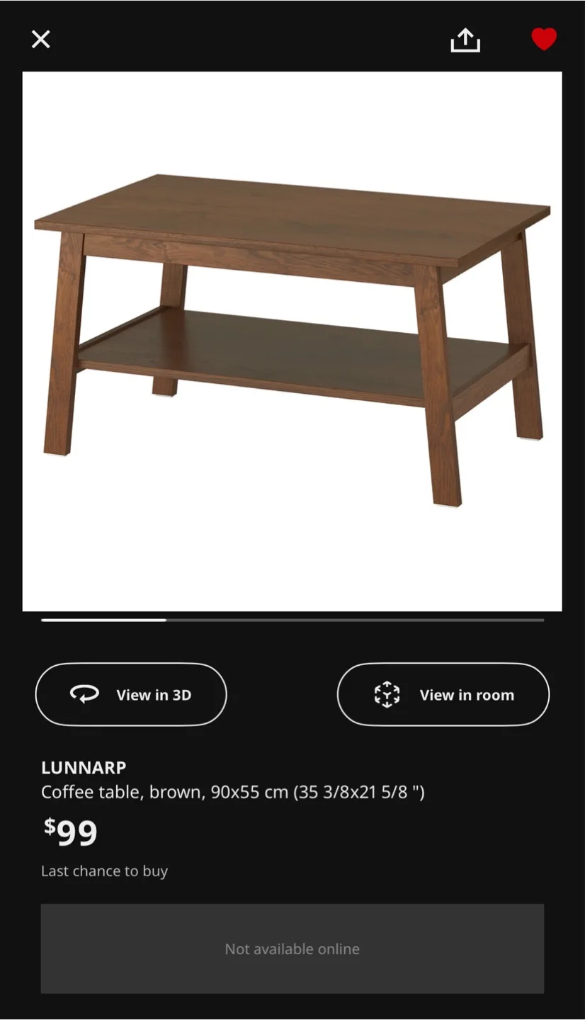 LUNNARP Coffee Table image indicator(3)