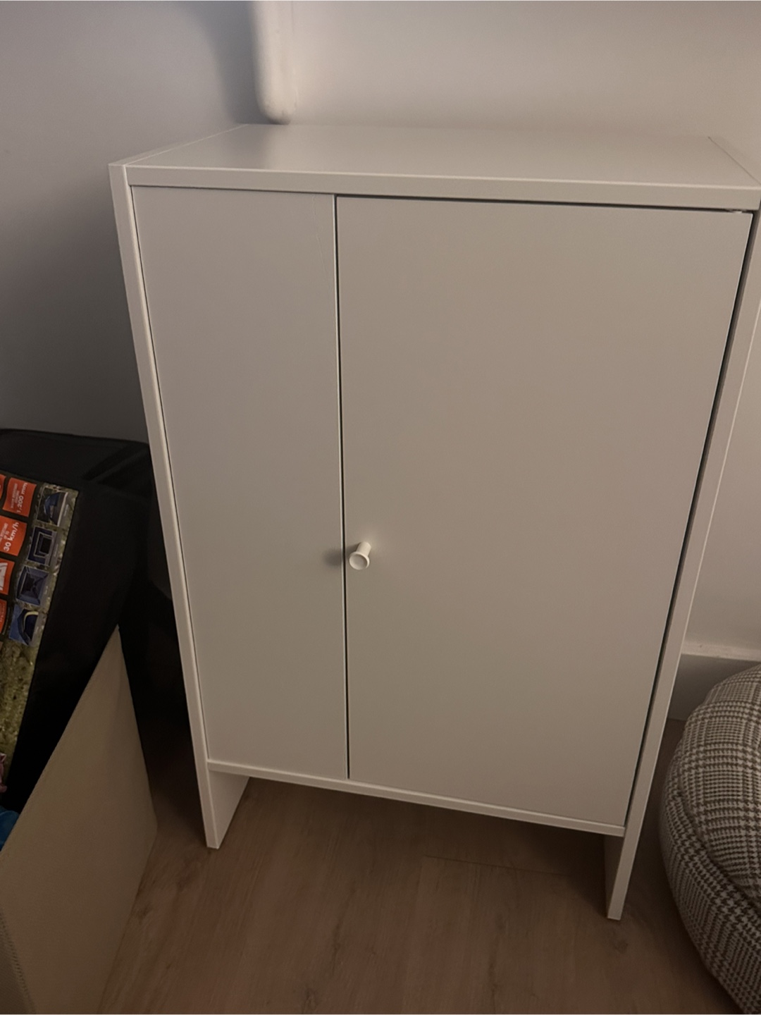 White Cabinet with Two Doors