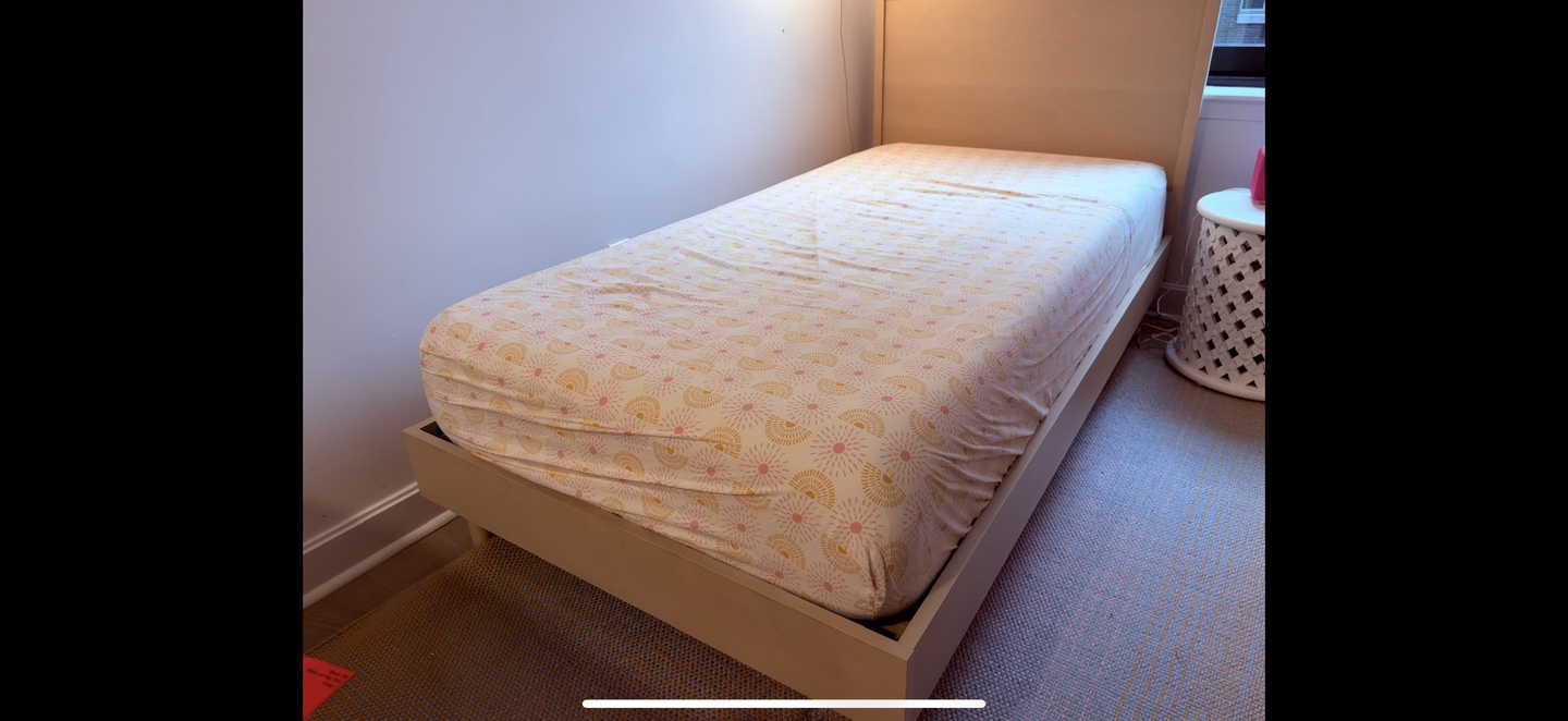 Pottery Barn Nash Twin Bed with mattress