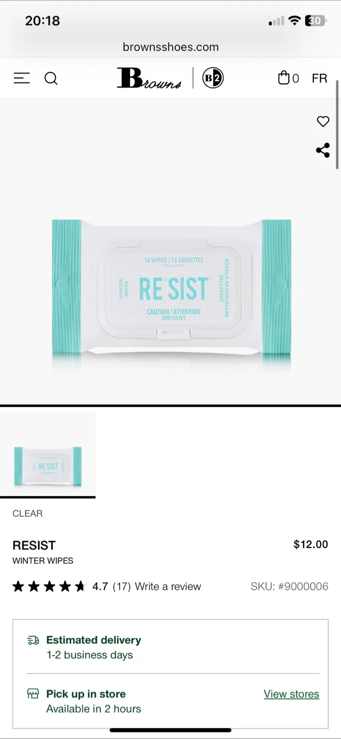 Leather Shoe/Bag Protector Spray & Winter Wipes Bundle image indicator(3)