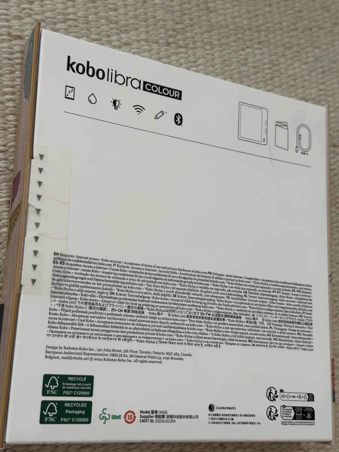Kobo Libra Colour E-Reader image indicator(2)