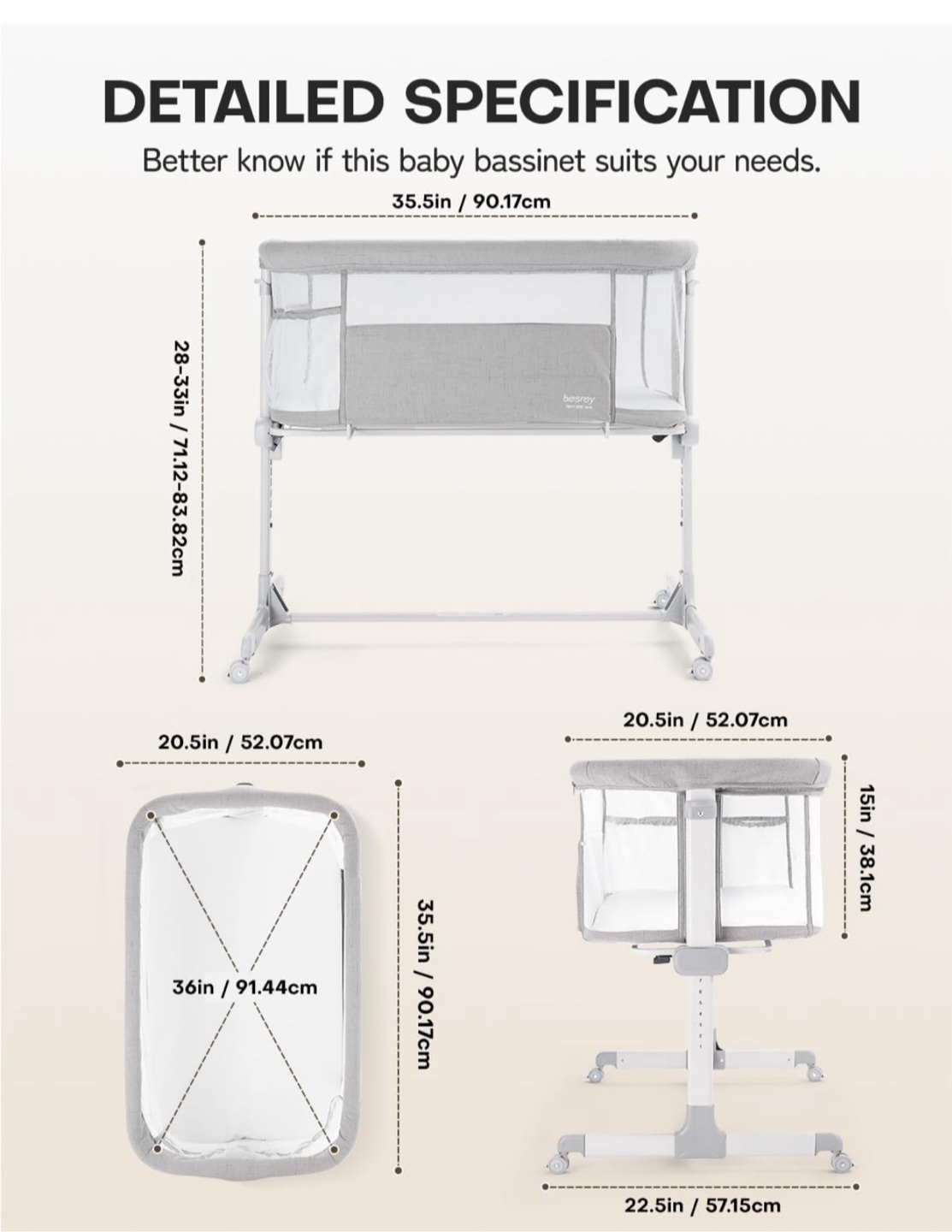 Baby Crib Besrey - photo 4