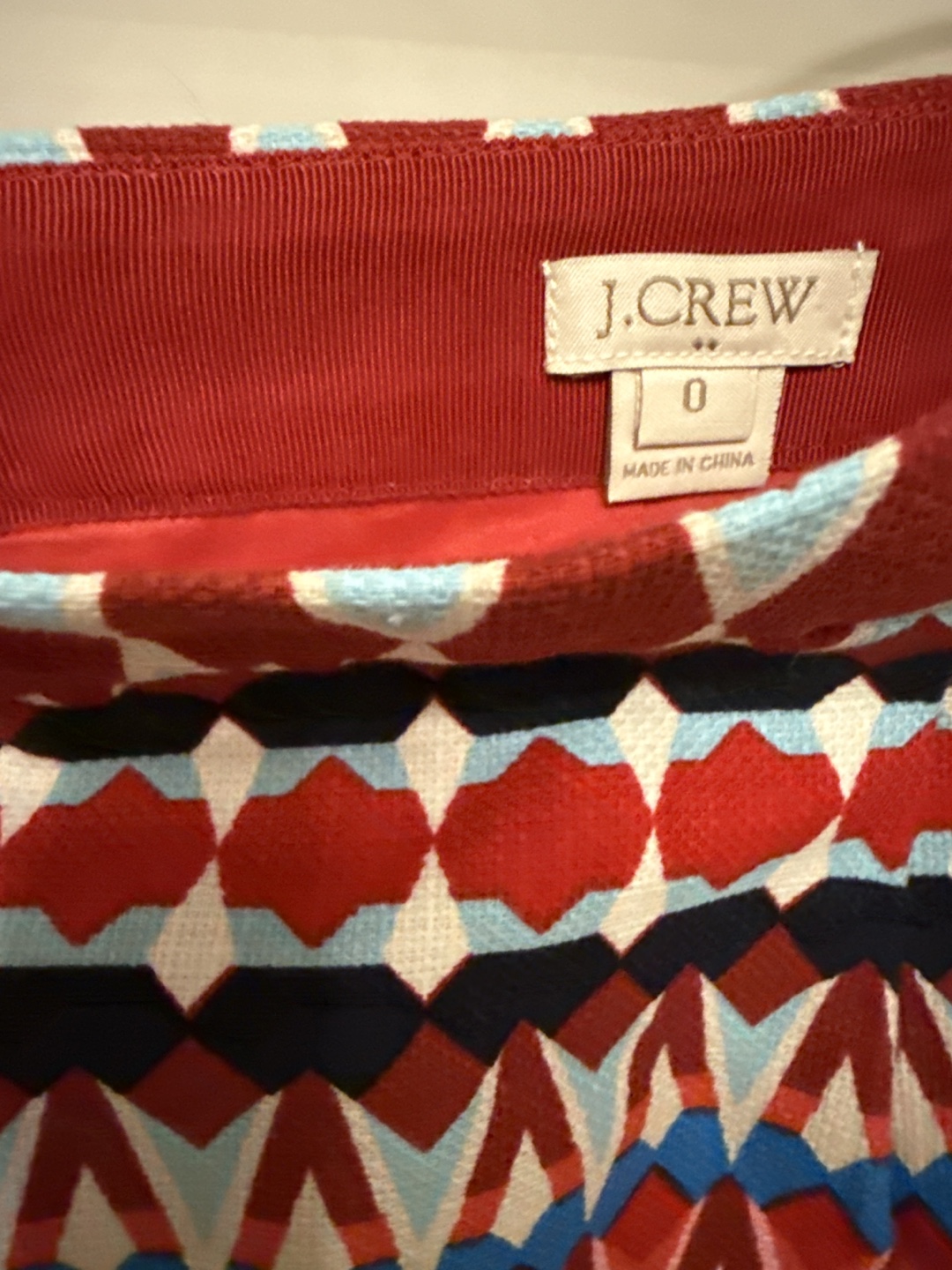 J. Crew Patterned Mini Skirt - photo 2
