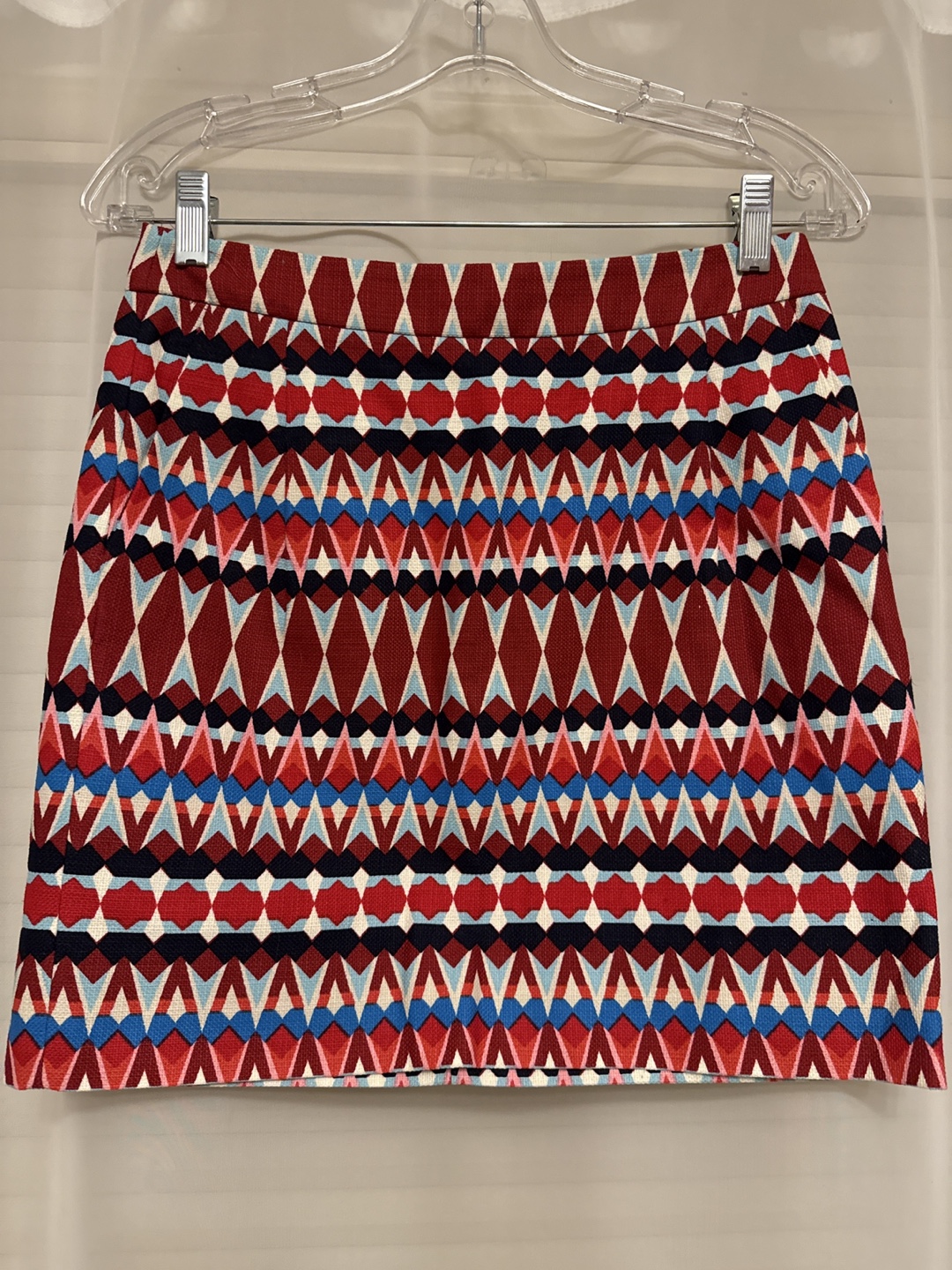 J. Crew Patterned Mini Skirt
