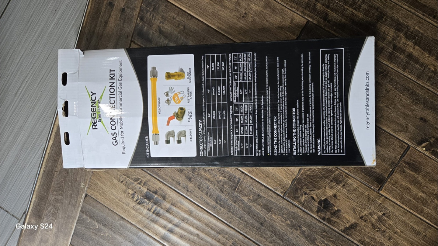 Regency Gas Connection Kit - photo 2