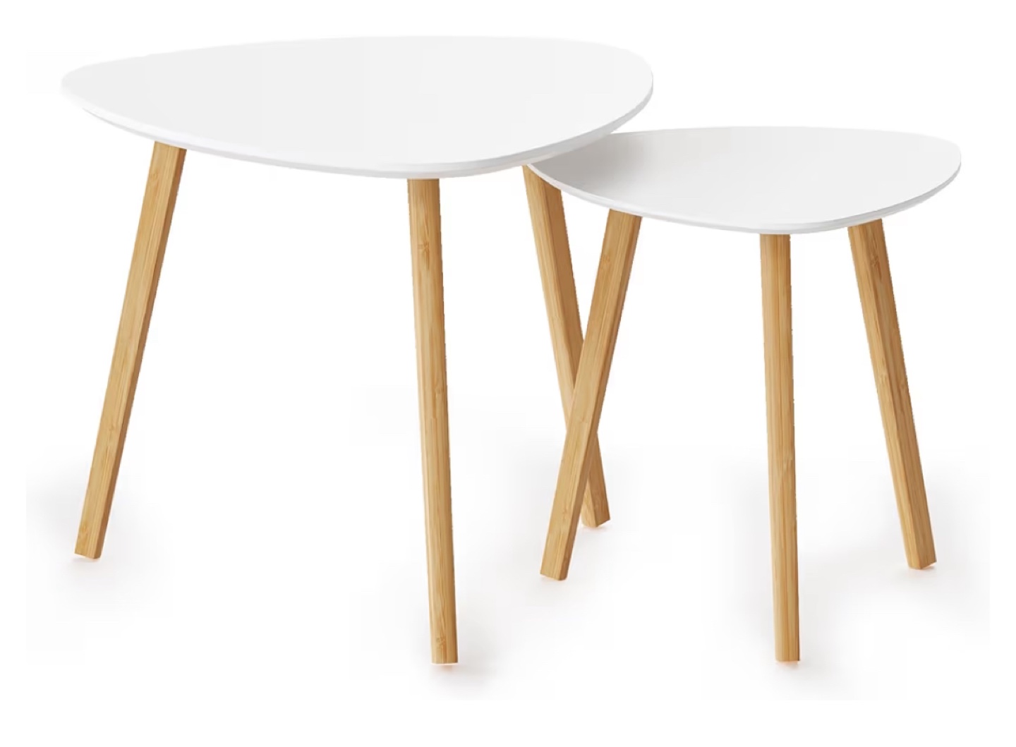 Modern White Nesting Tables