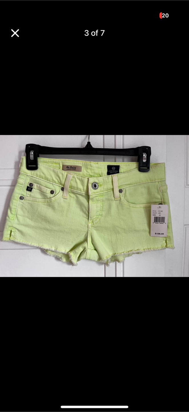 AG The Daisy Low Rise Short. NEW - photo 3