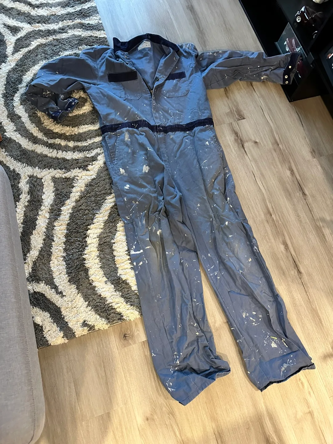 FREE** Blue Coverall Men thumbnail