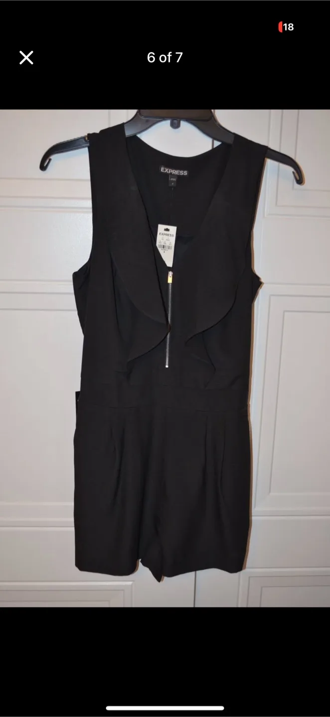 Express Black Romper  NEW image indicator(5)