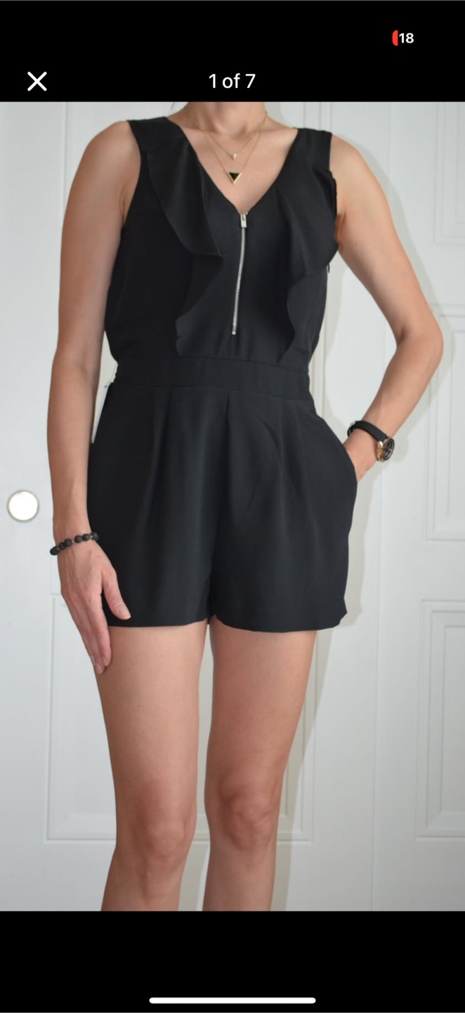 Express Black Romper  NEW