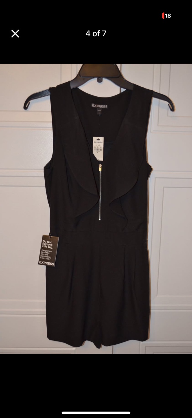 Express Black Romper  NEW - photo 3