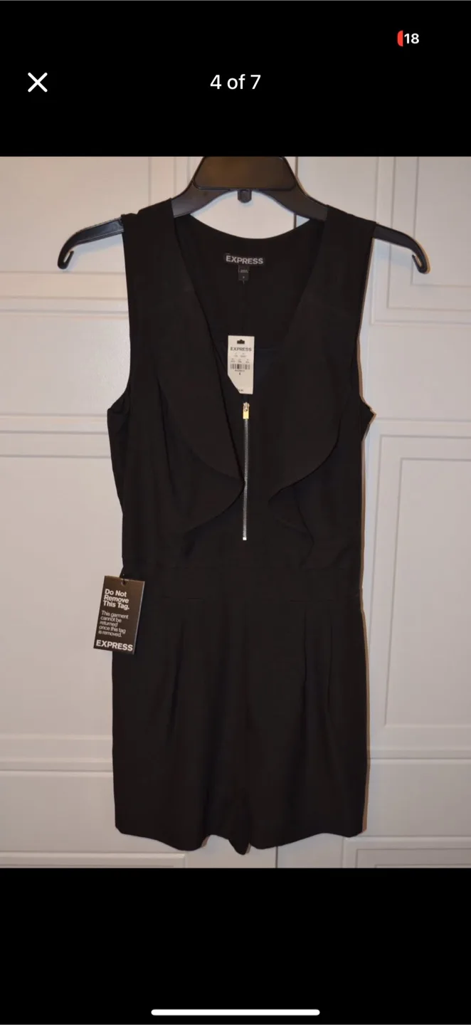 Express Black Romper  NEW image indicator(3)