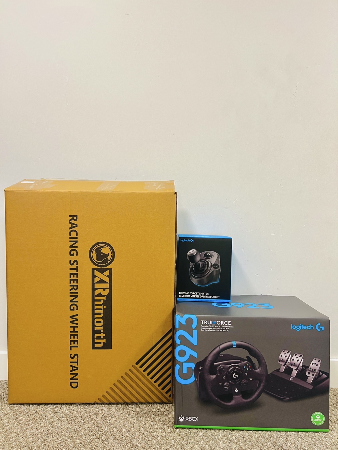 🎮 Logitech G923 Racing Wheel Bundle – Xbox/PC + Shifter + Stand - photo 2