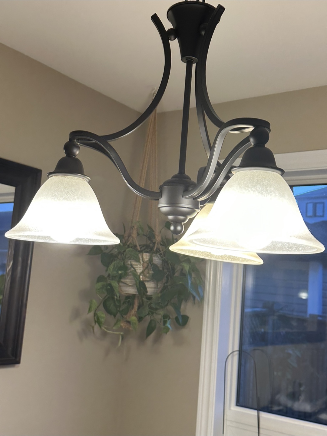 3-Light Chandelier
