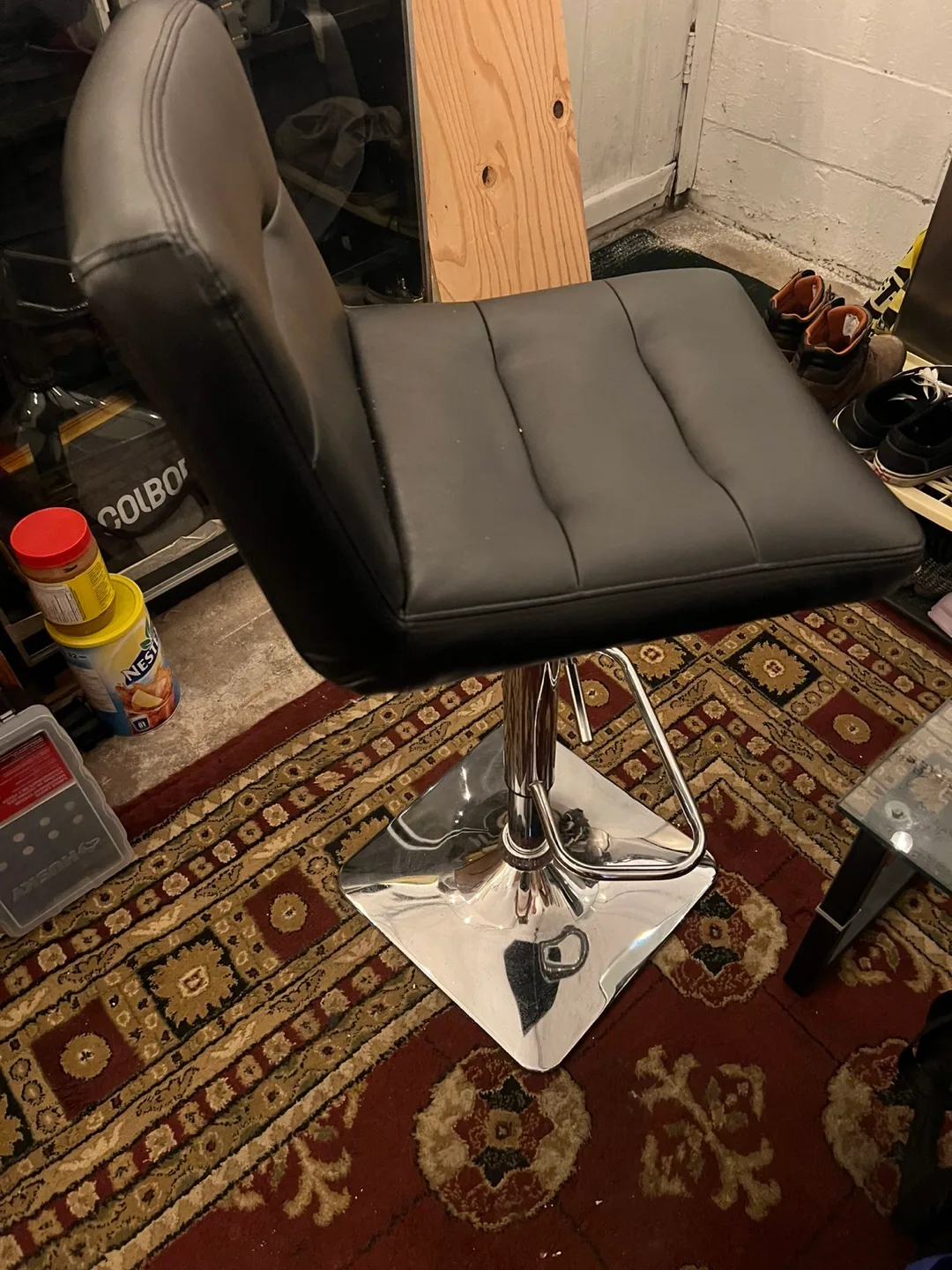 Black Bar Stool image indicator(2)