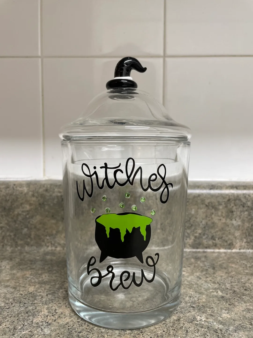 Cute Witches Brew Glass Jar image indicator(3)