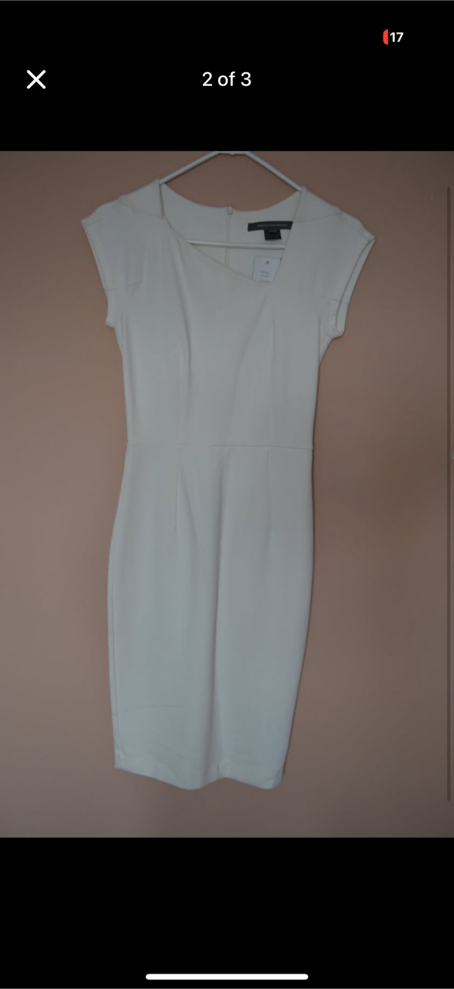 French connection White Dress.  NEW - photo 2