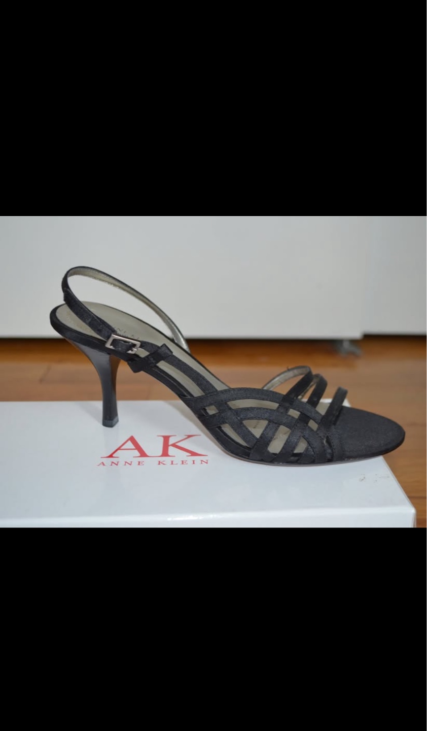 Anne Klein Black Strappy Heels NEW - photo 4