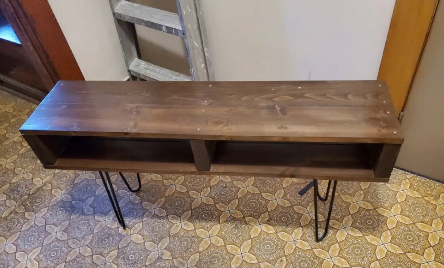 Mid-Century Modern Bench thumbnail