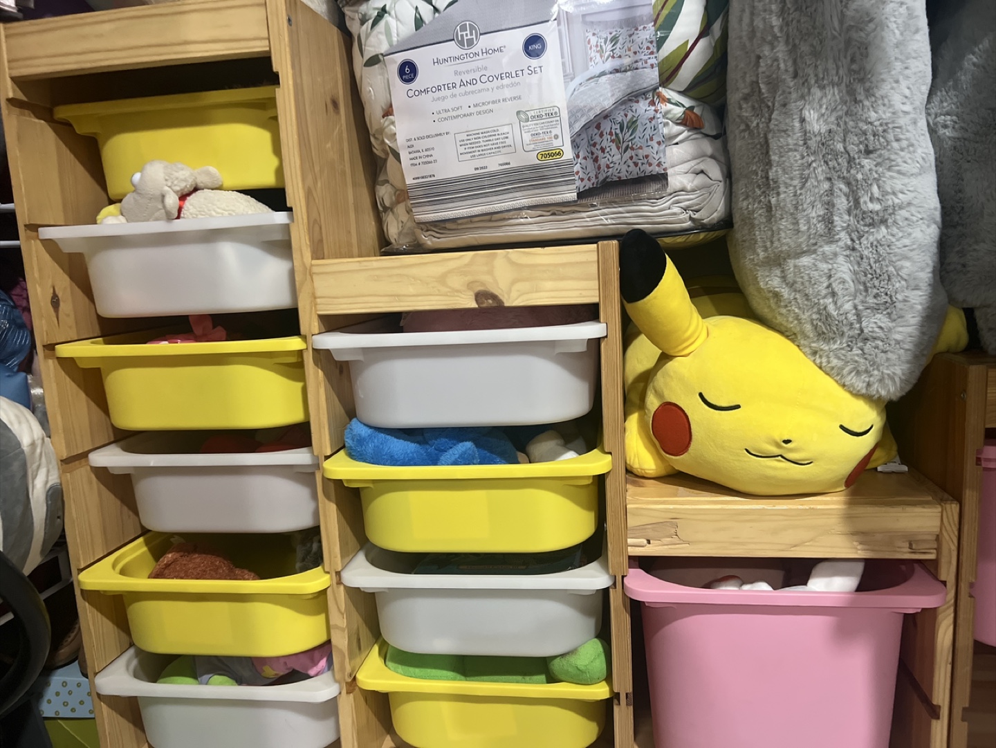 Storage Unit with Bins