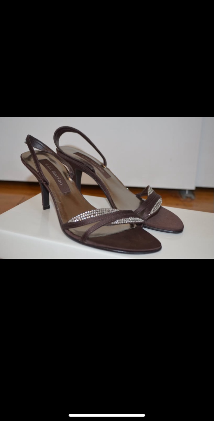 Ann Marino Brown Heels - photo 2