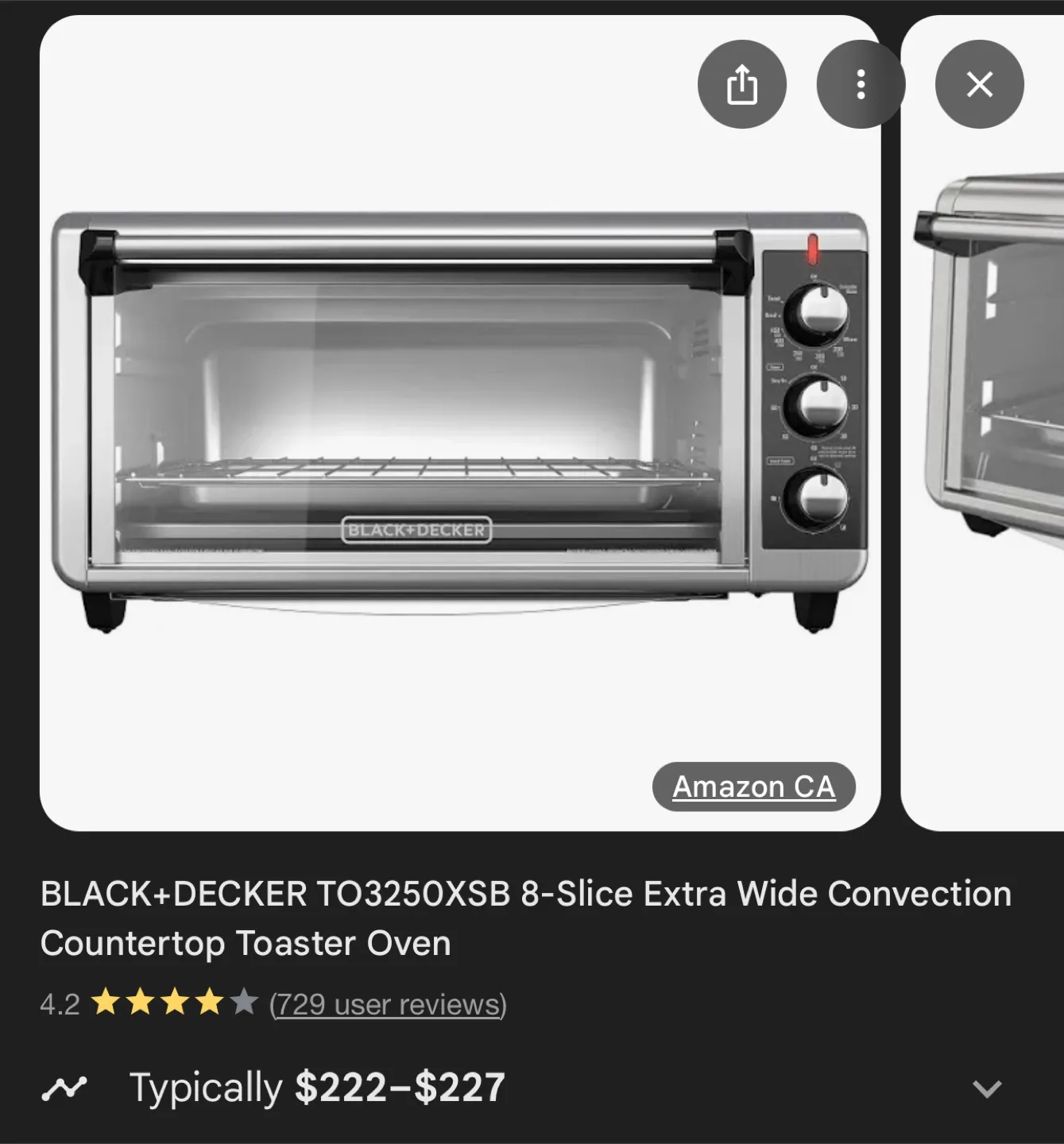 Black+Decker Extra Wide Toaster Oven image indicator(3)