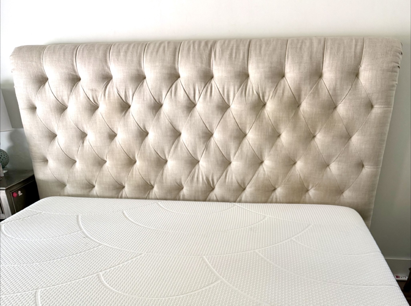 Tufted Headboard and Bed Frame