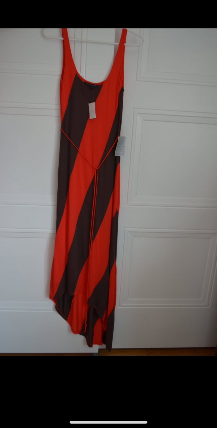 Felicity & Coco Orange & Brown Striped Dress - photo 2