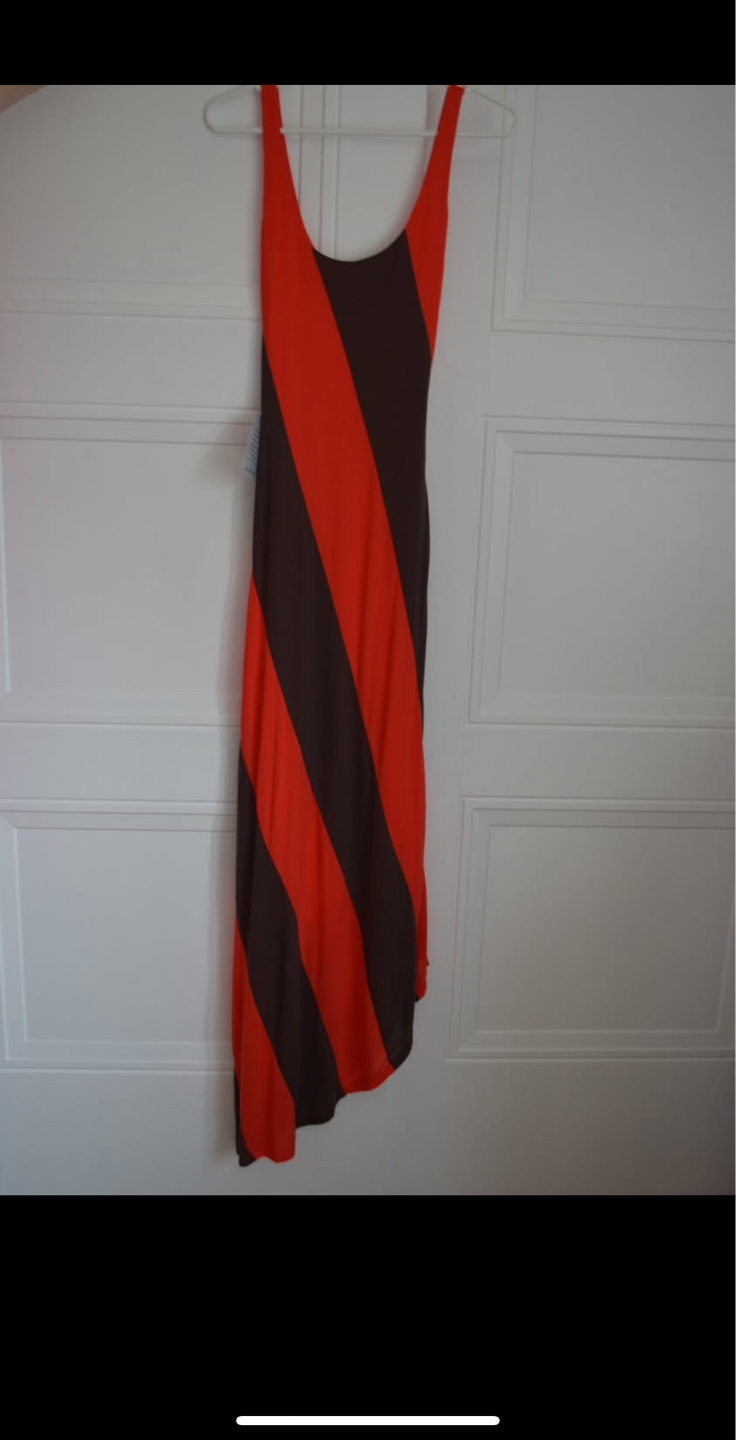 Felicity & Coco Orange & Brown Striped Dress - photo 3