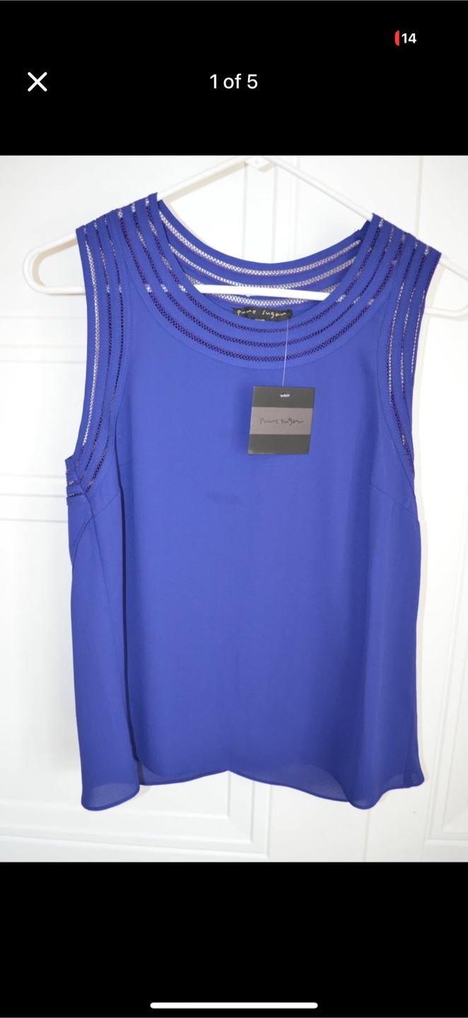 Pure Sugar Sleeveless Top NEW