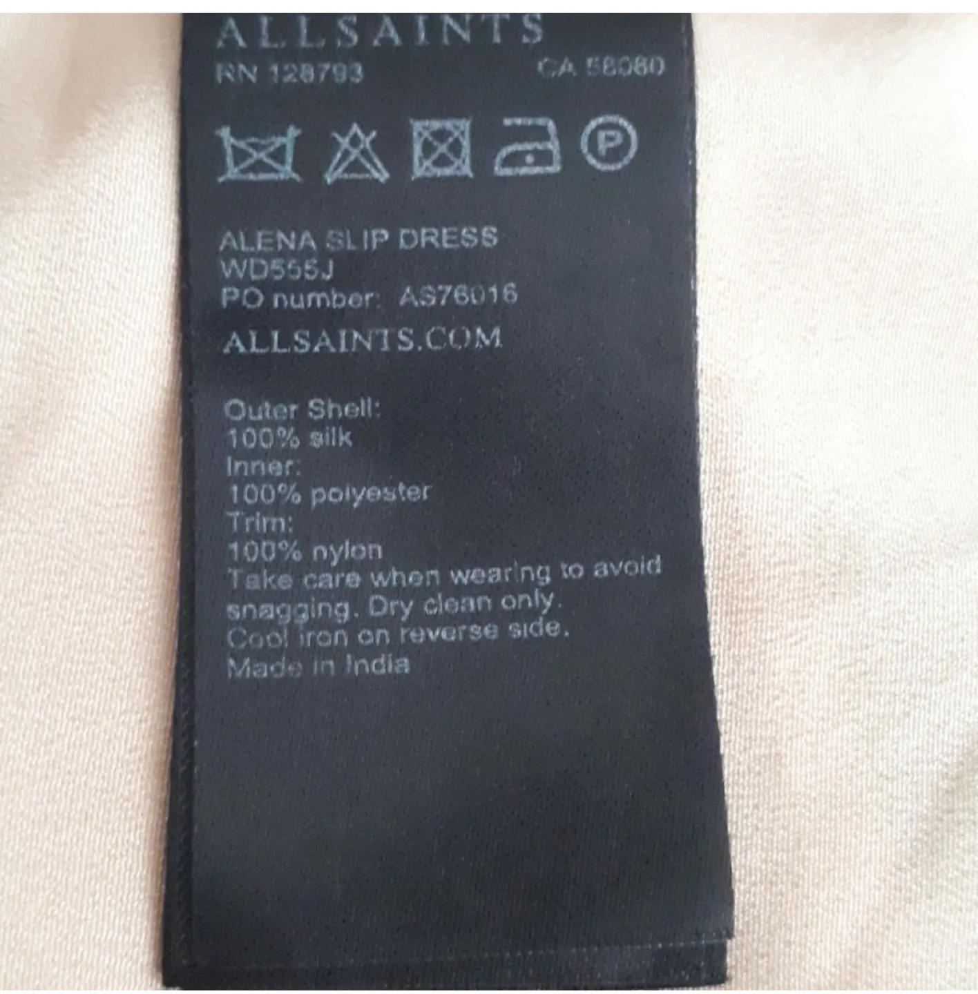 All Saints Silk Lace Dress image indicator(4)