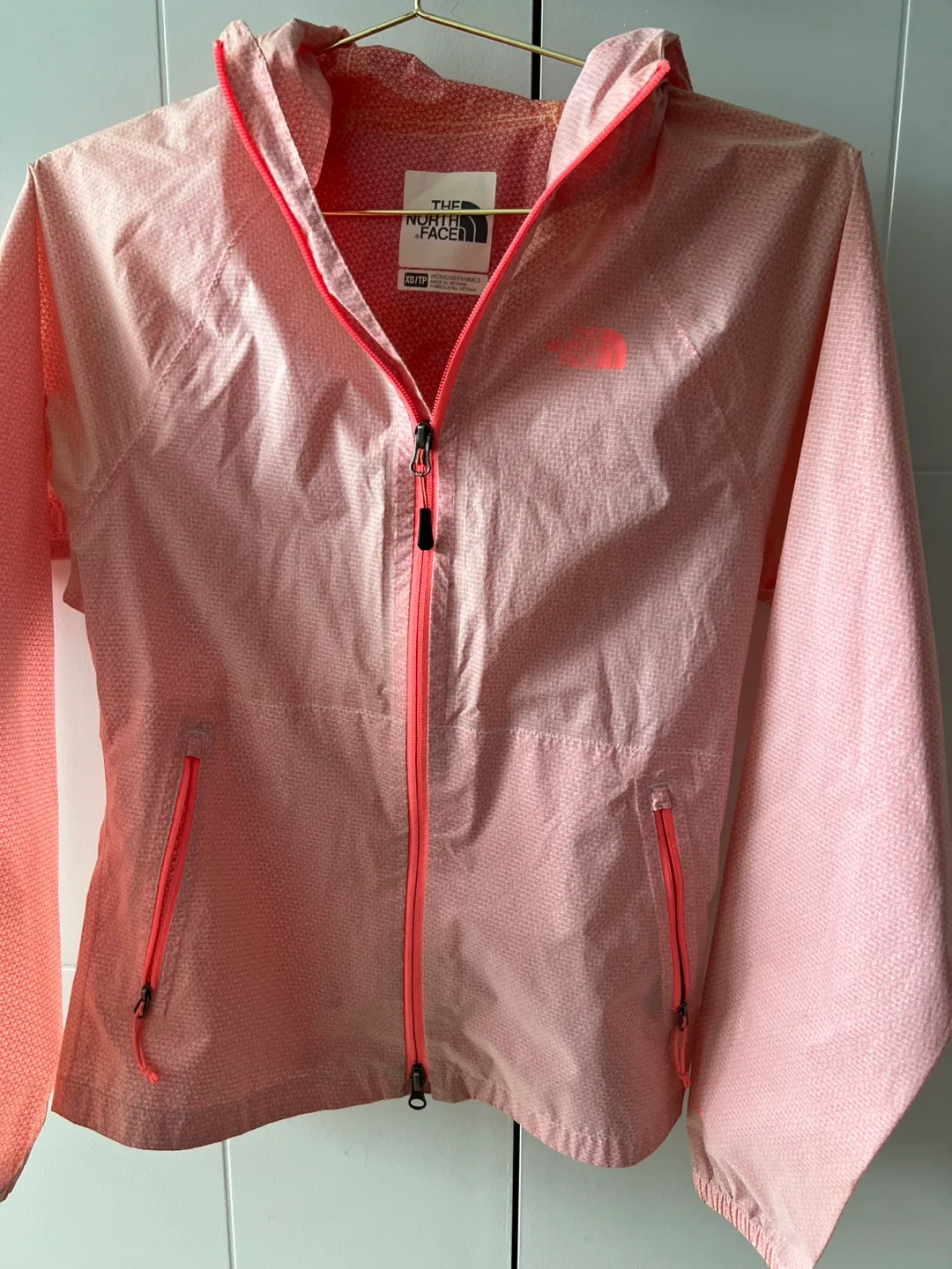 The North Face Pink Hooded Jacket XS thumbnail
