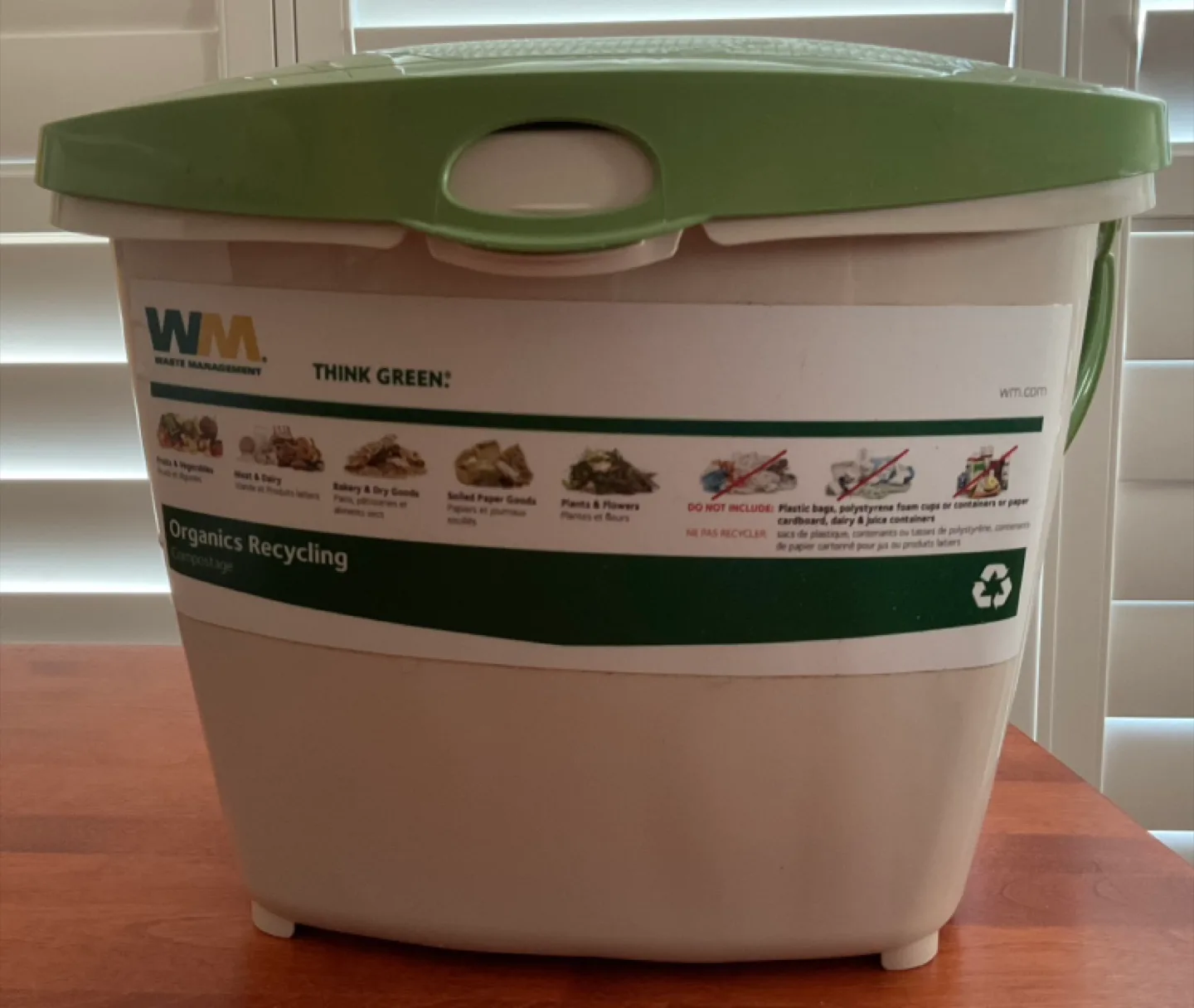 WM Organics Recycling Compost Pail thumbnail