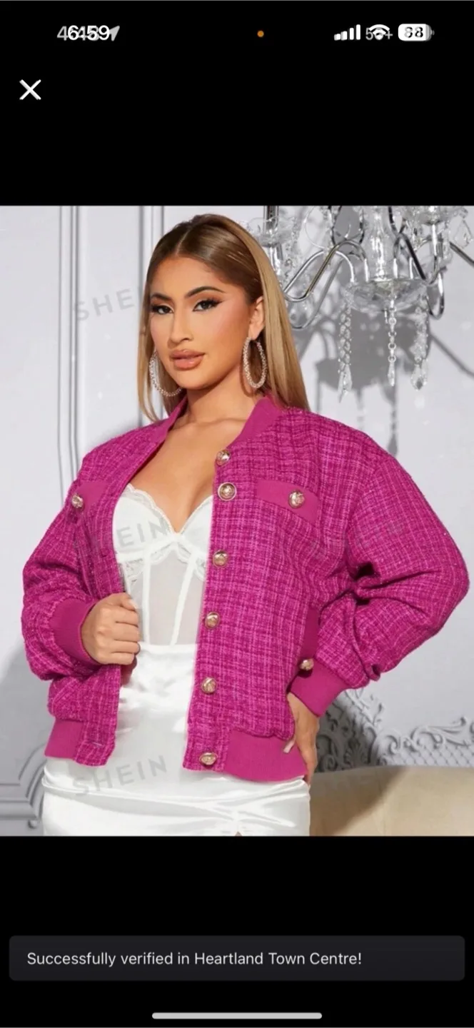 Pink Tweed Jacket thumbnail