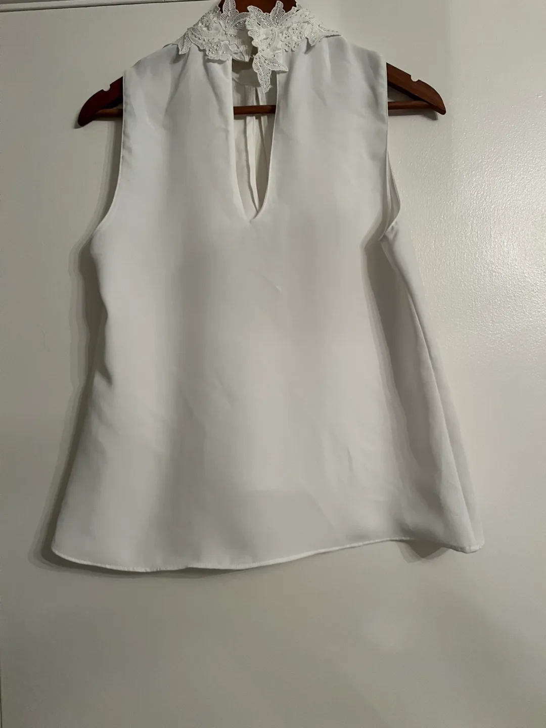 Zara White Lace Collar Blouse image indicator(5)